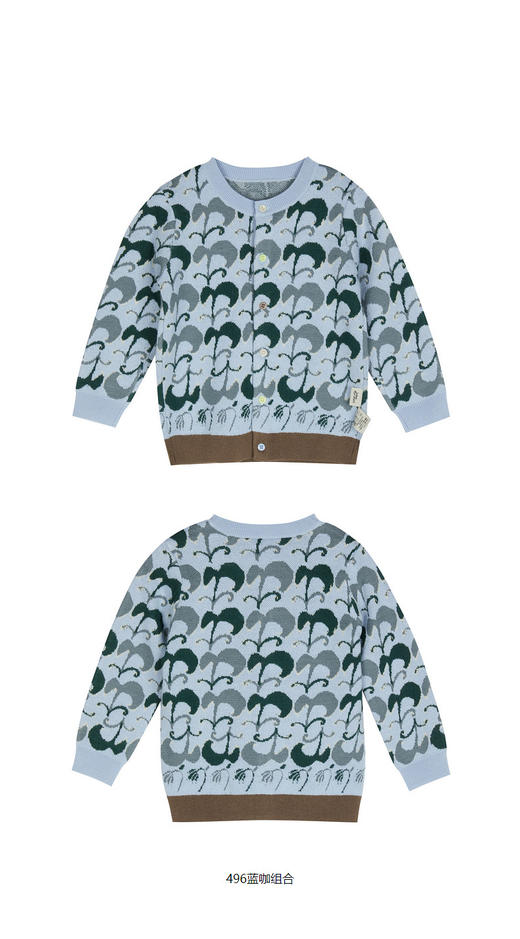 jnby  23年冬款  短款开襟毛衫 YNA310060 商品图5