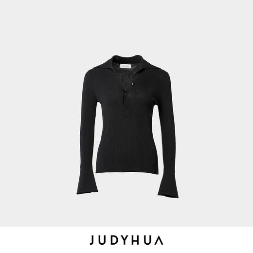 JUDYHUA 极简Polo针织上衣 商品图7