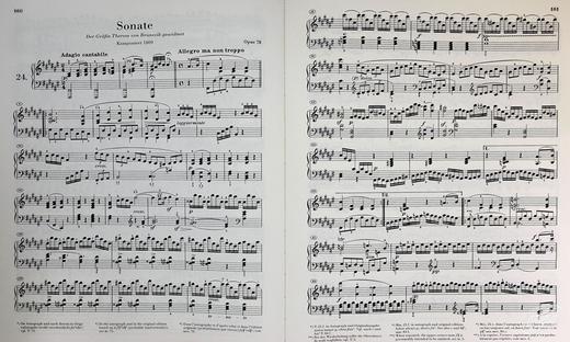 【中商原版】亨乐原版 贝多芬 钢琴奏鸣曲全集卷二 钢琴独奏带指法 Beethoven Klaviersonaten 2 br. HN34 进口艺术 商品图6