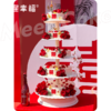 【囍結連理蛋糕】可支持定制尺寸或夹心，适用于各种宴会、派对、生日、婚礼、会议等场合~ 商品缩略图2