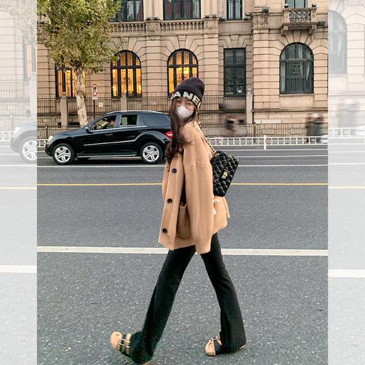 <曾小咸推荐>【超有弹超舒服】无感加绒西装微喇裤 商品图2