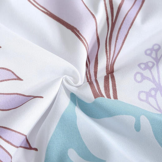 富安娜（FUANNA）轻灵花舞七孔抗菌印花夏被  203*229cm(370g) 商品图3