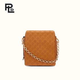 保兰德PLD东方雅奢小彩蝶头层牛皮手提盒子包小方包体制内秋冬通勤链条包通勤必备女包