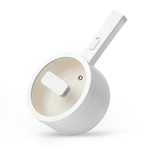 olayks欧莱克电煮锅宿舍学生多功能家用陶瓷釉小型电锅煮面热火锅 心选到家 商品图1