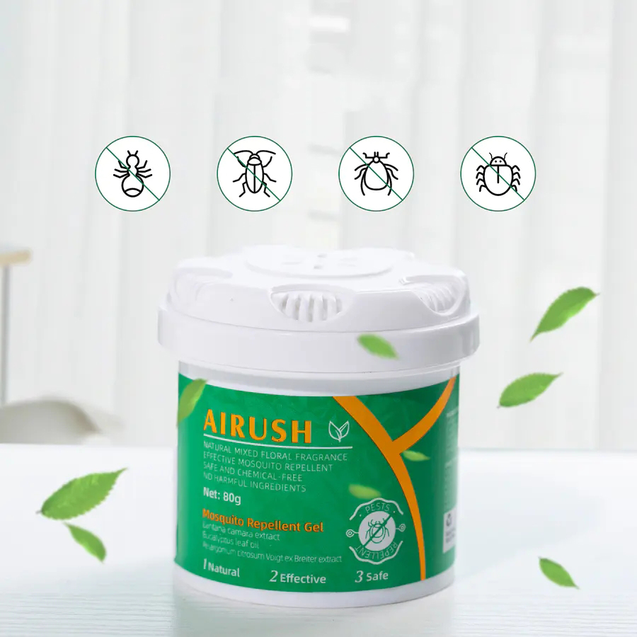 「买1赠1」澳洲原装进口 AIRUSH艾尔士防虫凝胶 80g/盒  植物萃取  母婴适用