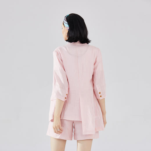 谜底薄款西装外套女2023秋季新款时尚气质纯色西服长袖233MW0008 商品图2