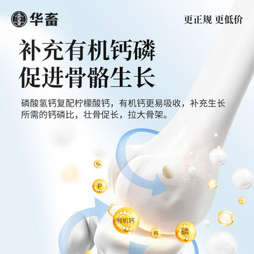 华畜钙磷微量全能宝有机的 好吸收增加蛋壳厚拉大骨架1kg华畜 商品图2