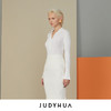 JUDYHUA 极简Polo针织上衣 商品缩略图1