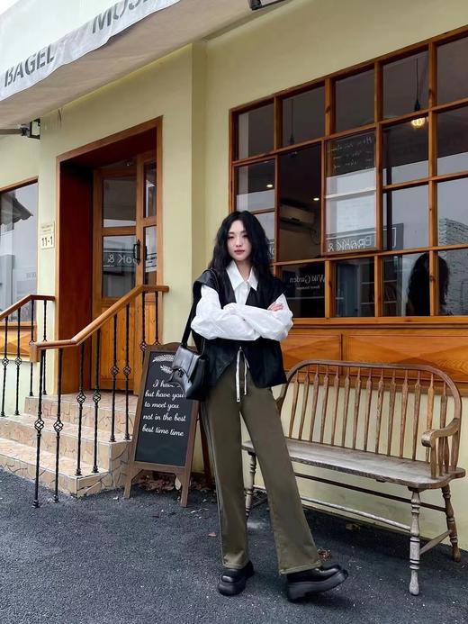 女休闲直筒裤601388 商品图4