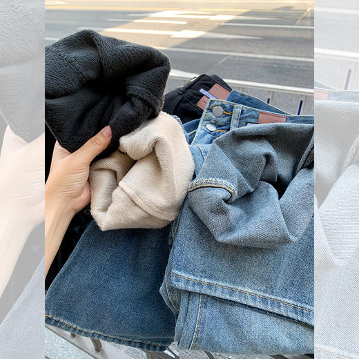 <曾小咸推荐>2色阔腿牛仔裤 日常129.99 立降50 元 今天秒杀价79.99 ！ 商品图2