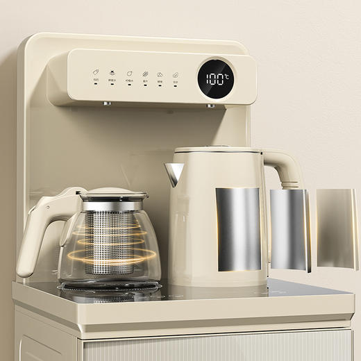 【小程序】小熊(Bear)茶吧机 饮水机家用高端客厅遥控智能全自动双出水烧水一体机直饮机饮水机下置式温热款CBJ-F12K1 商品图4