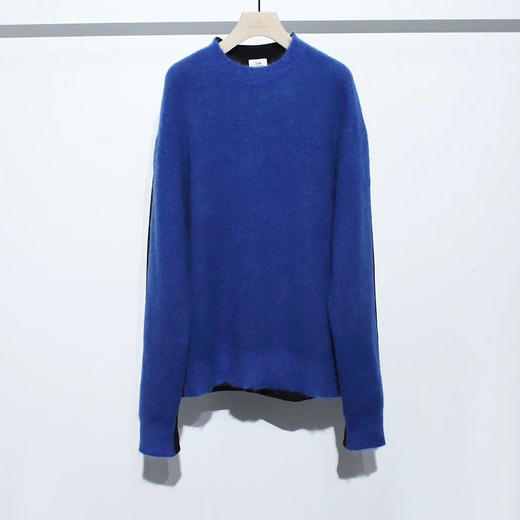 SOE Mohair Sweater & Sweat Shirts 马海毛羊毛棉双面拼接毛衣 商品图3