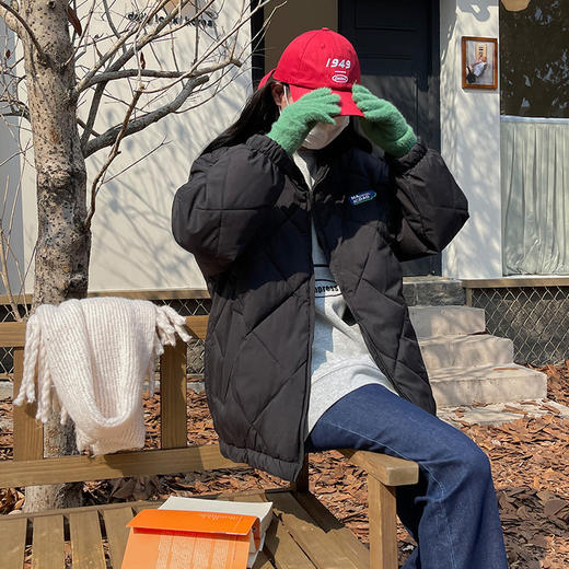 冬季新款【韩版羽绒棉服】宽松加厚面包服 ins女学生棉衣 棉服外套 商品图2