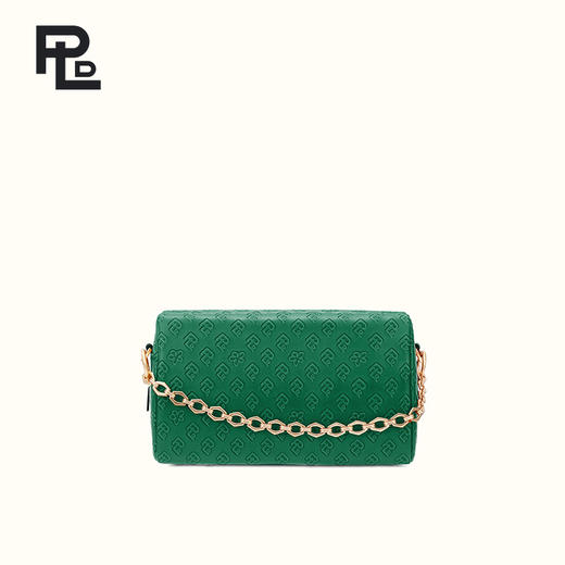 保兰德PLD东方雅奢大彩蝶头层牛皮手提盒子包小方包体制内秋冬通勤链条包女包 商品图3