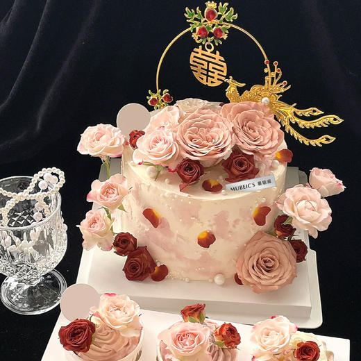 结婚鲜花纸杯组合蛋糕S217 商品图0