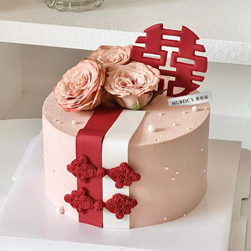 囍-结婚中式蛋糕S210 商品图0