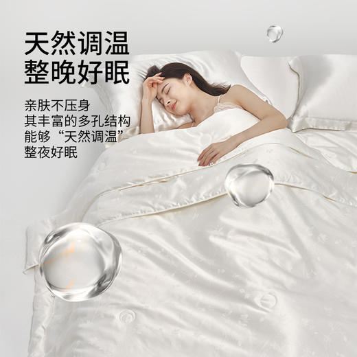 佳丽斯被子蚕丝被春秋被空调被夏季四季通用结婚被芯子母被二合一 商品图2