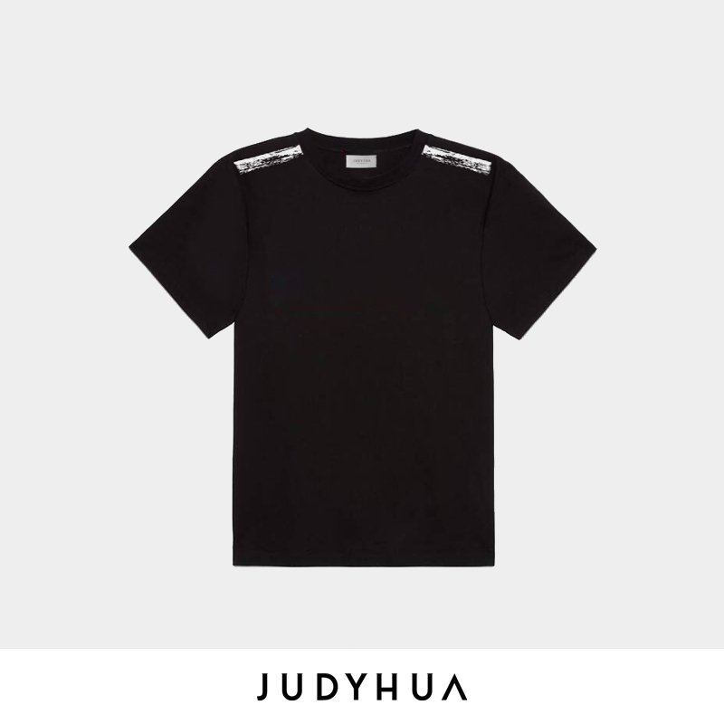 JUDYHUA 笔刷印染T恤