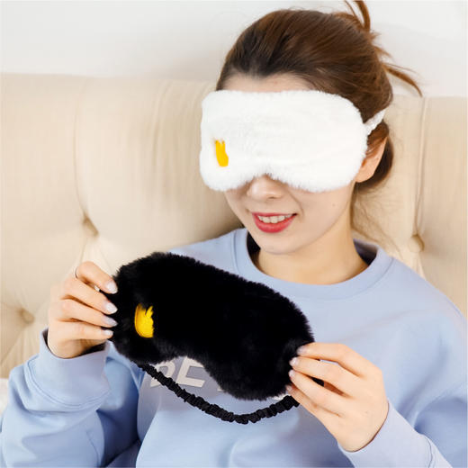 秋冬系列团团毛绒眼罩 商品图0