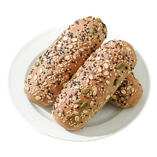 短保新鲜【大份量软糯夹心！杂粮奶酪欧包】不单独添加蔗糖90g/袋粗粮谷物代餐饱腹面包营养美味 商品图3