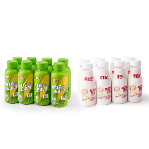 玉米汁300g*8瓶+甜豆乳280ml*8瓶 商品图0