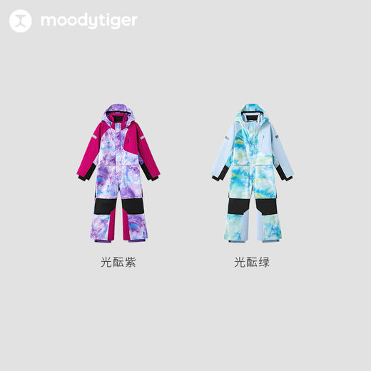 【3月】moodytiger儿童连体滑雪服23年冬新款primaloft p棉保暖户外服 M34514301 商品图4