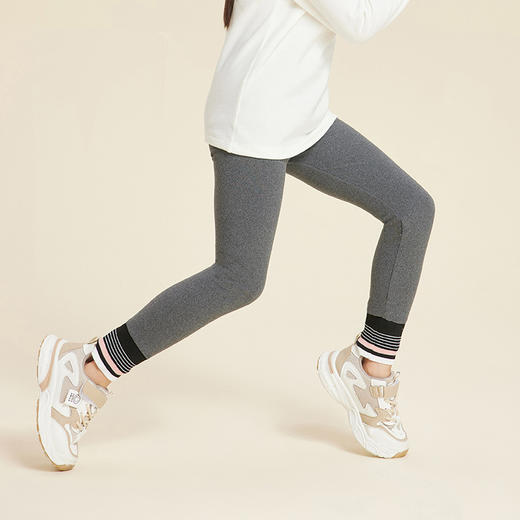 【秋冬必备】【2条起拍，一条不发货】SIIJJEYY秋冬新款儿童加绒加厚打底裤女童洋气修身薄款秋裤可外穿打底裤 商品图1