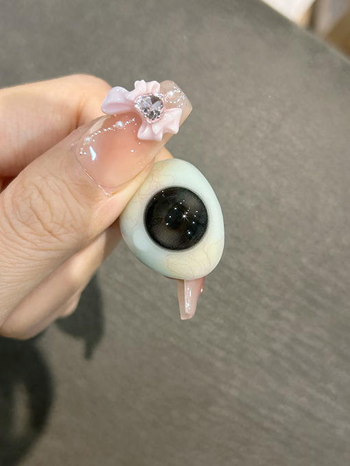 Sasababy 油酱桃 月抛 两片 14.2mm 参考着色13.6mm 基弧8.6 含水42% 新锐国货 商品图4