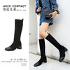 ARCHCONTACT安启美奈圆头时尚拼接长筒女靴52797 商品缩略图0