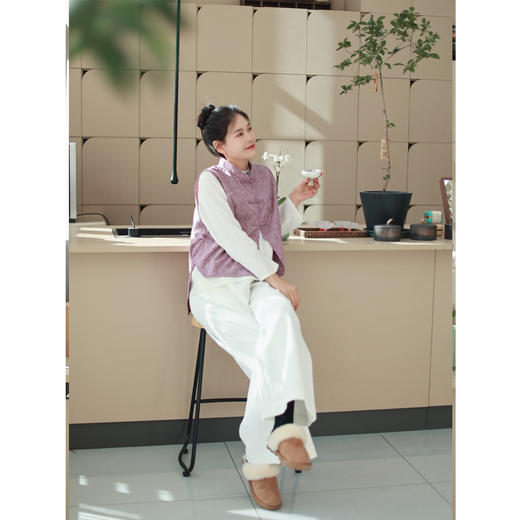 【线上专属】阔腿裤（23709317S-山矾A505） 商品图4