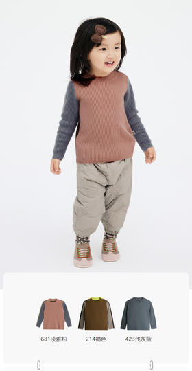 jnby  23年冬款   长袖套头羊绒衫  YNA311550