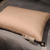 【6F】富安娜 云绫纱蚕丝夹心枕/诺里斯，74*48，浅咖 商品缩略图2