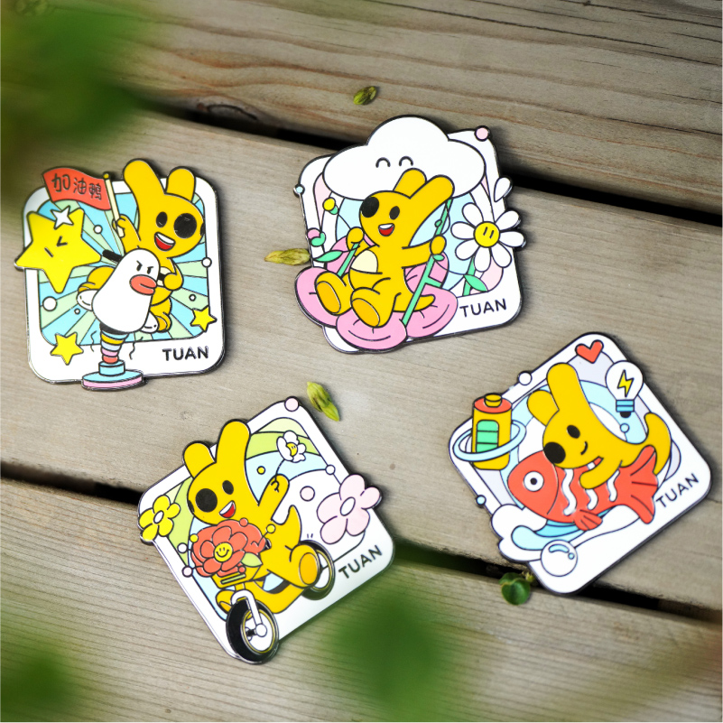 团团的日常冰箱贴