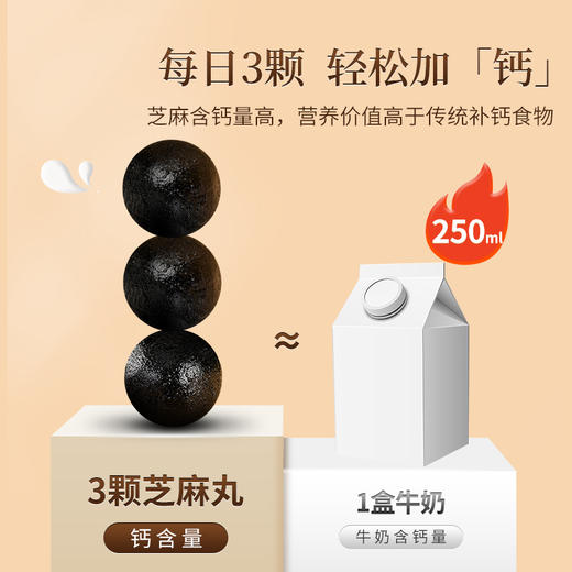 正安·九蒸九晒黑芝麻丸 传统工艺  九蒸九晒  香醇浓郁 商品图4