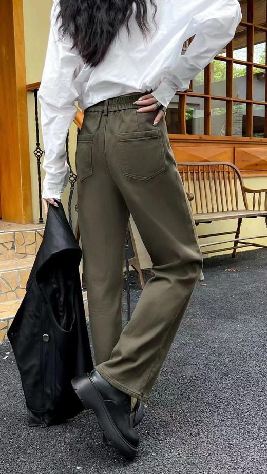 女休闲直筒裤601388 商品图1