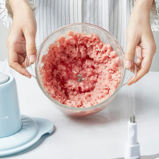 小熊 QSJ-C03B1 绞肉机 家用电动搅拌机绞馅机切碎肉机辅食料理机绞菜打蒜机切碎机 商品图5