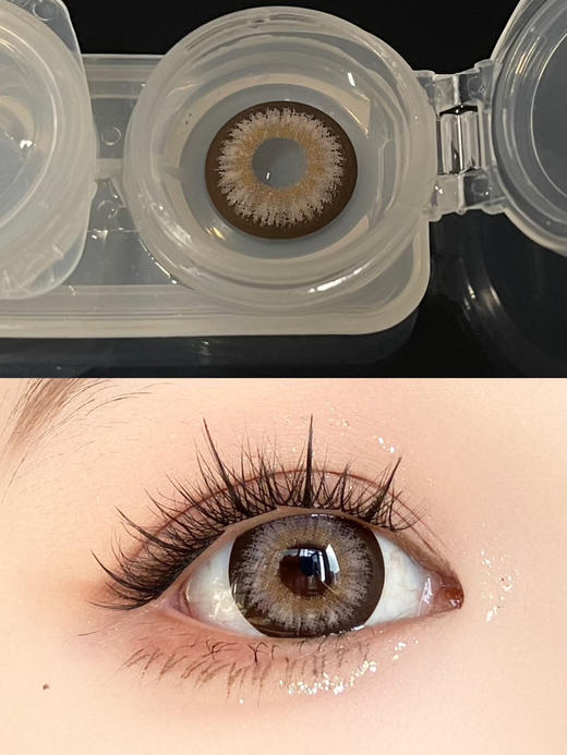 【半年抛大直径】Doragina-马德栗14.5mm【半年抛 0-1000度 无525/575】着色直径14.0mm 商品图1