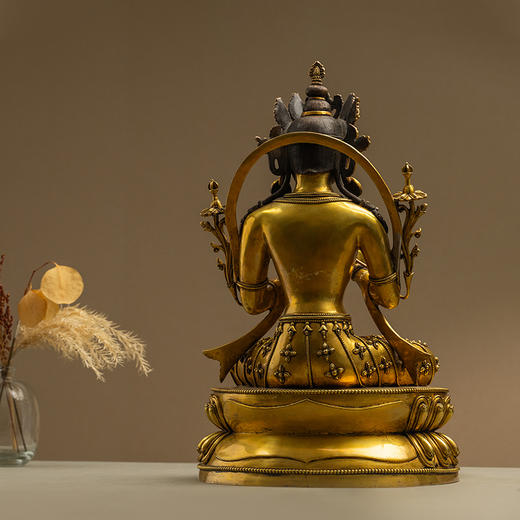 清 铜鎏金度母像 商品图1