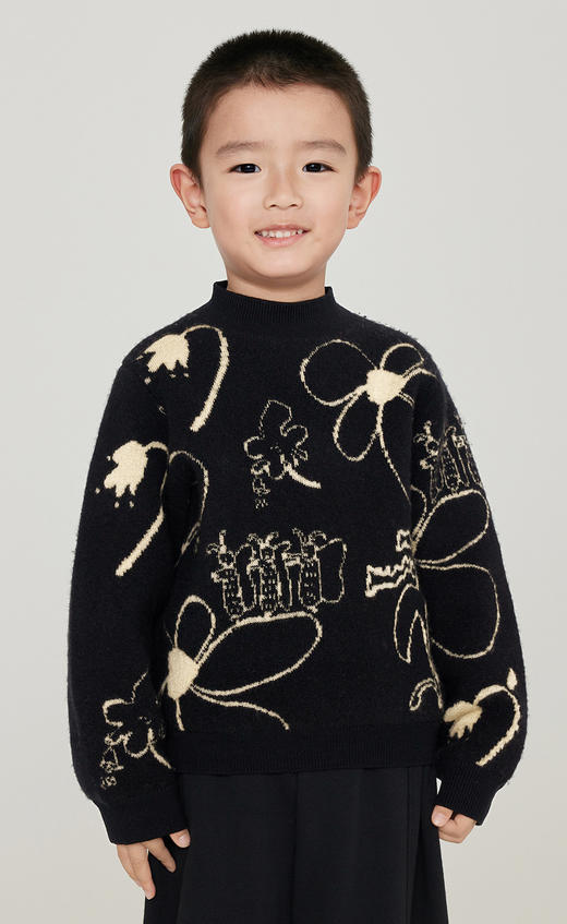 jnby  23年冬款  长袖套头毛衫 1NA311320 商品图9