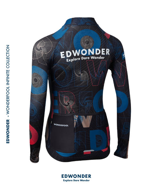 W无限(女)长袖车衣-星际黑 Jersey 商品图1