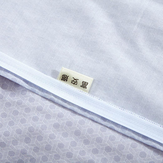 富安娜家纺床品纯棉套件床单四件套/星月竹影/静谧·蓝 商品图5