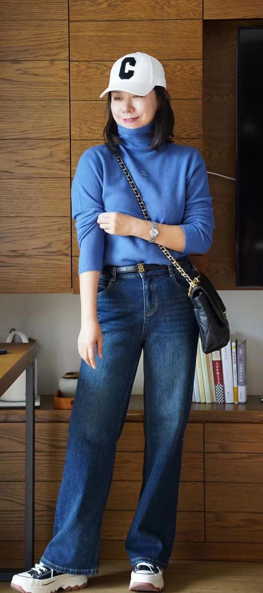 香家堆堆领随身绵羊毛打底毛衣可外穿 商品图9