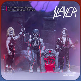 现货 Super7 Slayer ReAction Figure - Live Undead (3-Pack)