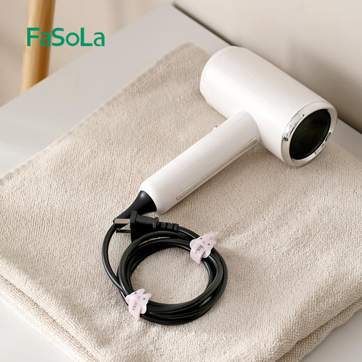 FaSoLa据线收纳扣充电线固定理线器束线带绑线整理电脑集绕线器魔术贴 商品图6