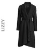 【双面呢】LIZZY2023冬款毛呢大衣轻奢女装外套配腰带6658 商品缩略图4