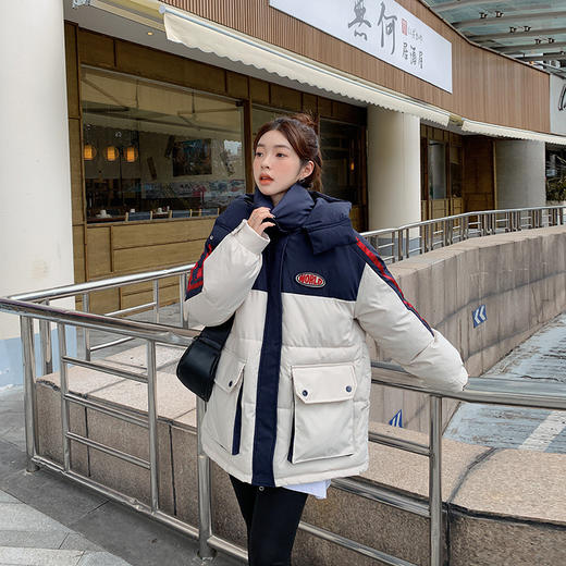 冬季新款【韩版女羽绒棉服】宽松加厚保暖 ins面包服棉衣 棉袄外套 商品图1