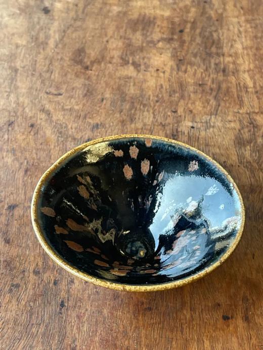 褐斑黑釉斗笠碗，顺丰包邮 商品图2