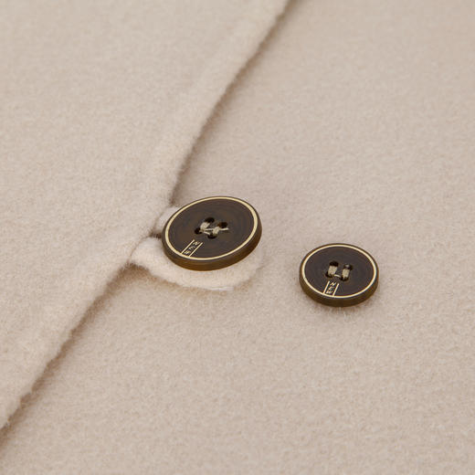 NH947斯尔丽23新款撞色方领高级感气质小个子双面保暖羊毛大衣 商品图5