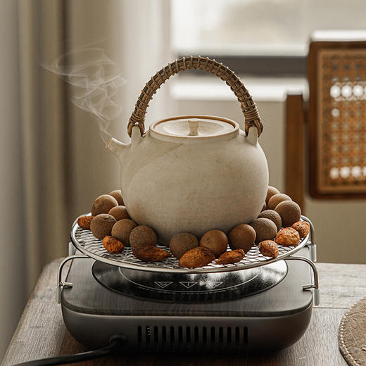 【鸣盏智能电陶炉】家用小型煮茶壶新款烧水壶电茶炉煮茶器泡茶养生壶 商品图3