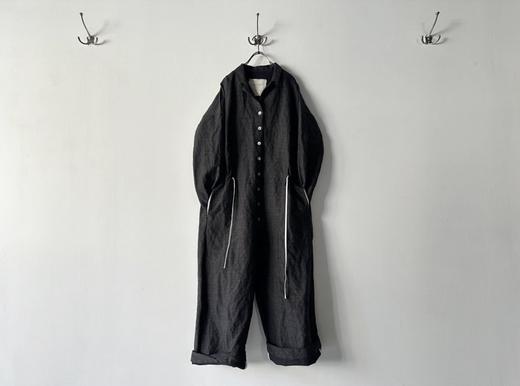 ALBUM DI FAMIGLIA 炭黑INOX质感连体衣连体裤 商品图0